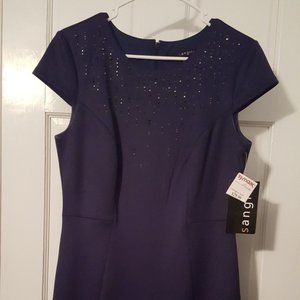 Blue cocktail dress by Sangria